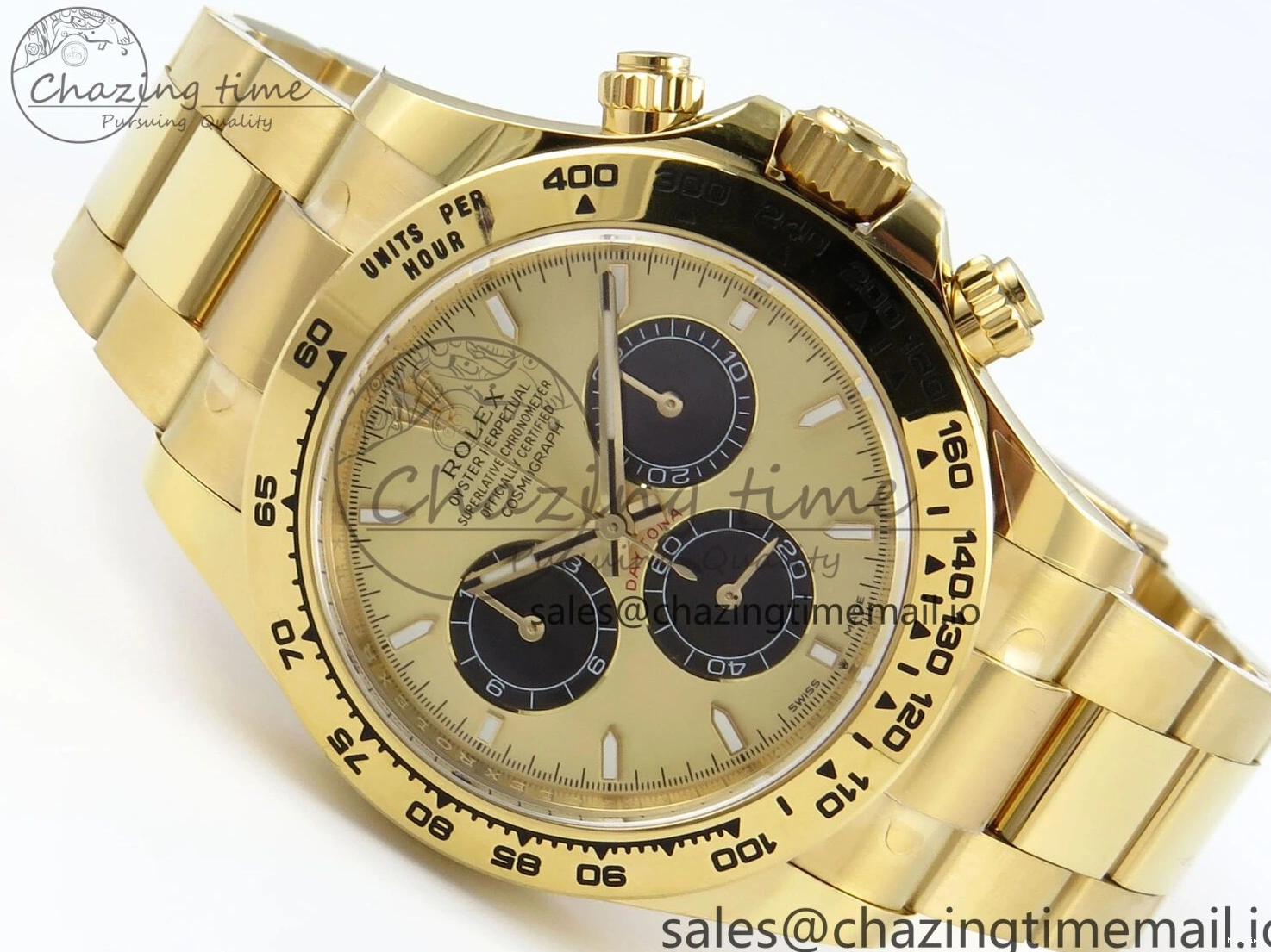 MiroTime 0507 Daytona 126508 APSF 1:1 Best Edition YG Black Dial on YG Braclet SH Unisex 739